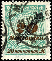 2579 20 Mrd. M. Tadellos Gestempelt 11.12.23, Gepr. Infla Und Düntsch BPP, Mi. 200.-, Katalog: 87 O - Sonstige & Ohne Zuordnung