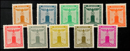 2594 1938, Parteidienstmarken Tadellos Postfrisch, Bis Auf Den 1 Pfg Wert Kompletter Satz, Katalog: 145/54 ** - Sonstige & Ohne Zuordnung