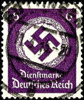 2596 6 Pfg Schwärzlichpurpurviolett, Rundgestempeltes Bedarfsstück, Etwas Erhöht Gepr. Schlegel A. BPP, Mi. 300.-, Katal - Sonstige & Ohne Zuordnung