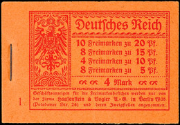 2652 Germania 1920, Markenheftchen, Postfrisch (HBl. 26 Leichte Anhaftung), Mi. 300.-, Katalog: MH13A ** - Markenheftchen