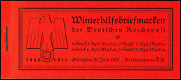 2671 WHW Moderne Bauten 1936, Klammer 19 Mm, Postfrisch, Deckelanschlag, Mi. 200.-, Katalog: MH43.3 ** - Markenheftchen