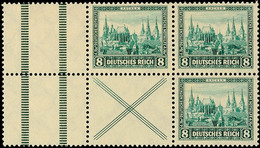 2762 X + 8 Nothilfe, Postfrisch, Links Mit Zwischenstegpaar, Mi. 150,-, Katalog: W37 ** - Sonstige & Ohne Zuordnung