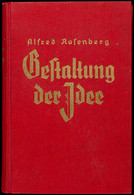 2943 ROSENBERG, A. / Trotha, Thilo, Von (Hrsg.). "Gestaltung Der Idee", Blut Und Ehre Band II; Reden Und Aufsätze Von 19 - Sonstige & Ohne Zuordnung