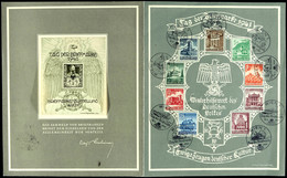 2957 1941, T.d. Briefmarke - Ewige Zeugen Deutscher Kultur, WHW Gedenkfaltblatt, Frankiert Mit MiNr. 751 - 759, 4 Versch - Sonstige & Ohne Zuordnung