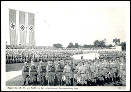 2970 Reichsparteitag 1936, Fotokarte "Appel Der SA., SS. Und NSKK In Der Luitpoldarena", Gelaufen Nach Wuppertal  BF - Sonstige & Ohne Zuordnung