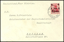 3052 NANKING Auf Brief Mit Einzelfrankatur Mi.-Nr. 40 An Den Schatzmeister Der Deutsch-Asiatischen Gesellschaft In Potsd - Deutsche Post In China