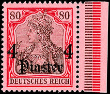 3159 10 Para Auf 5 Pf. Bis 4 Piaster Auf 80 Pf. Komplett Tadellos Postfrisch, Mi. 407,50, Katalog: 24/31 ** - Deutsche Post In Der Türkei