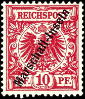 3363 10 Pfg Krone/Adler Jaluit-Ausgabe, Tadellos Postfrisch Mit Voller Originalgummierung, Kabinett, Tiefst Gepr. Bothe  - Marshall-Inseln