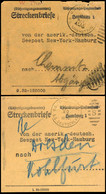 3411 1933 - 1935, Zwei Streckenbriefe Der Amerik.-deutsch. Seepost New-York - Hamburg über Abfertigungspostamt Hamburg N - Sonstige & Ohne Zuordnung