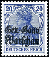 3454 20 Pfg Dunkelviolettblau, Beste Farbe, Tadellos Postfrisch, Luxus, Gepr. Hey BPP, Mi. 250,-, Katalog: 13d ** - Sonstige & Ohne Zuordnung