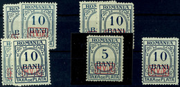 3471 5 Und 10 B Je Vier Mal Tadellos Postfrisch, Teils Gepr. Hochstädter BPP, Mi. 480.-, Katalog: 6+7(4) ** - Sonstige & Ohne Zuordnung