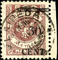 3686 30 CENT. A. 500 M., Type II, Mit Kleinem Rechten Bogenrand, Tadellos Gestempelt "KLAIPEDA", Tiefst Gepr. Erdwien BP - Memelgebiet 1923