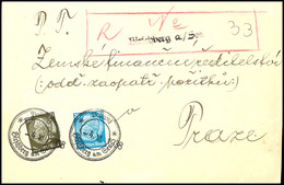 4014 1938, 4.12 Portogercht Frankierter R-Brief Mit Provisorischem Aufgabestempel "Postamt/Hirschberg Am See" Zusammen M - Sudetenland