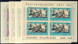 4093 Genter Ausgabe, Gezähnt, Kleinbogensatz, Tadellos Postfrisch, Mi. 200.-, Katalog: XXI/XXIV ** - Sonstige & Ohne Zuordnung