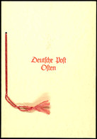 4227 Geschenkheft Der Deutsche Post Osten, Ausgabe November 1941, Mi.-Nr. Z1/4, Tadellose Erhaltung, Sehr Geringe Auflag - Besetzungen 1938-45