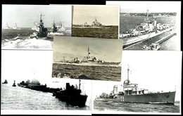 4550 6 Fotos Mit Abbildungen Von Seefahrzeugen Der Deutschen Kriegsmarine In Guter Erhaltung - Sonstige & Ohne Zuordnung