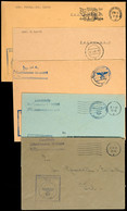 4579 1939/40, 5 Feldpost-Dienstbriefe Mit Brief-Stpl. "Frei Durch Ablösung Reich" Und Angabe Der Feldpost-Nr. Durch Schr - Sonstige & Ohne Zuordnung