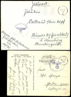 4585 1940 Und 1941, Feldpost-Ansichtskarte (Kaffee "Kronprinz" In Hamburg-Altona) Mit Maschinen-Stpl. HAMBURG 1 Vom 29.2 - Sonstige & Ohne Zuordnung