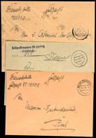 4587 1940, 3 Feldpost-Dienstbriefe Mit Handschriftlicher Angabe Der Feldpost-Nr. Bzw. Mit Dienst-Stpl. Feldpost-Nr. M 03 - Sonstige & Ohne Zuordnung