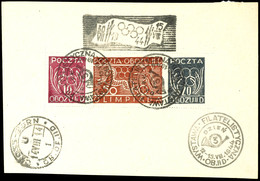 4912 Gross-Born (Oflag II D): 1944, Blockausgabe "Olympisches Jahr", Gestempelt, Auflage Nur 1.155 Stück - Selten!, Kata - Sonstige & Ohne Zuordnung