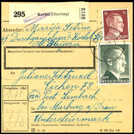 4920 1944, Absenderverangabe "SS Durchgangslager I Kochel Am See, Oberbayern" Auf Frankierter Paketkarte (Stammteil) Von - Sonstige & Ohne Zuordnung