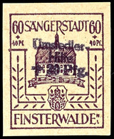 5043 3 - 60 Pfg. Umsiedler -Hilfe Postfrisch Komplett, Mi. 250.-, Katalog: II/XIII ** - Finsterwalde