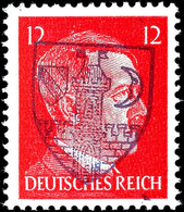 5051 1 - 12 Pfg Hitler Mit Versuchsaufdruck Wappen Ohne Stadtnamen, 8 Werte Kpl., Tadellos Postfrisch, Katalog: VI/V VII - Glauchau