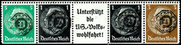 5187 Einheitsgeberstreifen EII Mit Originalaufdruck, Unten Mit Typ. Automatenzähnung, Einwandfrei Postfrisch, Gepr. Find - Löbau