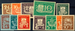 5195 Aufbaumarken, Ungezähnt, Tadellos Postfrisch, Mi. 140.-, Katalog: 1/12B ** - Lübbenau