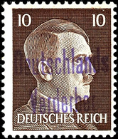 5198 10 Pfg. Hitler, Postfrisch, Signiert Thalheim, Mi. 400.-, Katalog: 25 ** - Meissen