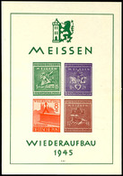 5207 Blockausgabe "Wiederaufbau", Tadellos Postfrisch, Auflage Nur 6.000 Stück, Mi. 260.-, Katalog: Bl.1 ** - Meissen