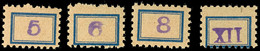 5261 5 Pf. - XII Pf., Kleinformatige Etiketten, Tadellos Postfrisch, Signiert Zirkenbach Hall. Und Zierer BPP, Mi. 240.- - Spremberg