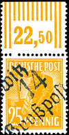 5718 GROSSPOSTWITZ, 25 Pf. Arbeiter, Tadellos Postfrisch, ARGE: 28 (Gruppe 9), Gepr. Müller BPP, Katalog: 175II ** - Sonstige & Ohne Zuordnung