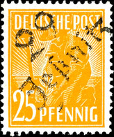 5749 JESSNITZ, 15 Pf. Und 25 Pf. Arbeiter, Tadellos Postfrisch, Gepr. Dr. Modry/Kalb BPP, Katalog: 171,175VIa ** - Sonstige & Ohne Zuordnung