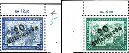 5804 ELSTERWERDA, 50 Und 84 Pf. Leipziger Messe, Je Probedrucke Aus Der Bogenecke, Tadellos Postfrisch, Gepr. Ballschmid - Sonstige & Ohne Zuordnung