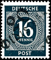 5809 OLDISLEBEN, 16 Pf. Ziffer, ARGE:114 (Gruppe 5), Tadellos Postfrisch, Gepr. Dr. Böheim BPP, Katalog: IkIV ** - Sonstige & Ohne Zuordnung