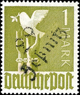 5833 JESSNITZ, 1 Mark Taube, Tadellos Postfrisch, Gepr. Dr. Böheim BPP, Katalog: IIaVIa ** - Sonstige & Ohne Zuordnung