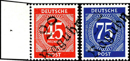 5839 RAGUHN, 20, 25, 30, 45, 50, 75 Und 84 Pf. Ziffer, Kpl. Zifferserie Dieses Ortes, 50 Pf. Entfalzt, übrige Werte Tade - Sonstige & Ohne Zuordnung