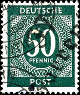 5860 ZARRENTIN, 50 Pf. Ziffer, Tadellos Gestempelt, Gepr. Dr. Modry BPP, Katalog: ItVIII O - Sonstige & Ohne Zuordnung