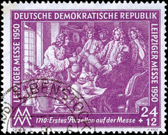 5867 24 Pfg Leipziger Frühjahrsmesse 1950 Mit Plattenfehler "erstes S In Rechtem MESSE Unten Verdickt", Zeitgerecht Gest - Sonstige & Ohne Zuordnung