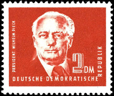 5871 2 DM Pieck Dunkelbräunlichrot, Tadellos Postfrisch, Kurzbefund Paul BPP "... Einwandfrei", Katalog: 254bb ** - Sonstige & Ohne Zuordnung