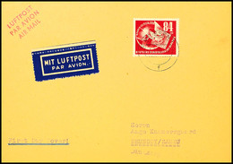 5875 84 Pfg DEBRIA Auf überfrankierten Luftpost-FDC Von MEISSEN 1.7.50 Nach Dänemark, Tadellos, Fotoattest Weigelt BPP " - Sonstige & Ohne Zuordnung