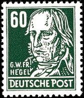5907 60 Pfg Hegel Schwarzgrün, Tadellos Postfrisch, Kurzbefund Paul BPP "... Einwandfrei", Katalog: 338vbXI ** - Sonstige & Ohne Zuordnung