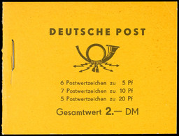 6014 Markenheftchen Fünfjahrplan 1958, H-Blätter Durchgezähnt, Tadellos Postfrisch, Mi. 150,-, Katalog: MH2b1 ** - Sonstige & Ohne Zuordnung