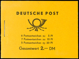 6015 Markenheftchen Fünfjahrplan 1958, H-Blätter Durchgezähnt, Tadellos Postfrisch, Mi. 260,-, Katalog: MH2ca1 ** - Sonstige & Ohne Zuordnung