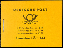 6016 Markenheftchen Fünfjahrplan 1958, H-Blätter Durchgezähnt, Tadellos Postfrisch, Mi. 320,-, Katalog: MH2cb1 ** - Sonstige & Ohne Zuordnung