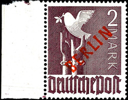 6049 Rotaufdruck, Tadellos Postfrisch, Bis Auf 2 Mark Je Aus Der Bogenecke, Gepr. Schlegel BPP, Mi. 1400,- ++, Katalog:  - Sonstige & Ohne Zuordnung