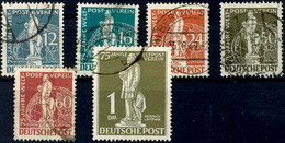 6065 12 Pf Bis 1 Mark Stephan Tadellos Rundgestempelt, Mi. 241.-, Katalog: 35/40 O - Sonstige & Ohne Zuordnung