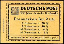 6144 Berliner Bauten 1949, Markenheftchen, Tadellos Postfrisch, Mi. 700.-, Katalog: MH1 ** - Sonstige & Ohne Zuordnung