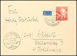 6454 20 Pfg. Bundestag Auf Portogerechetem FDC Mit Plattenfehler Kleines "i" In BUNDESREPUBLIK, Fotoattest Schlegel BPP  - Sonstige & Ohne Zuordnung